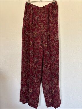 90s wide leg pants flowy Jones & co. RAYON